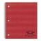 National 80 Sheets 11 in. x 8.88 in. Medium/College Rule Single-Subject Wirebound Notebooks - Randomly Assorted Kolor Kraft Front Covers